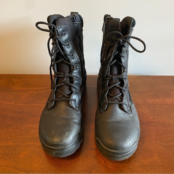 5.11 Black Tactical Boots ATAC 2.0 8” Side Zip - Picture 5 of 8